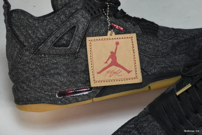 Denim Retro NRG 4 -  Jordan AO2571-001 Air Levis Levis Black 0706